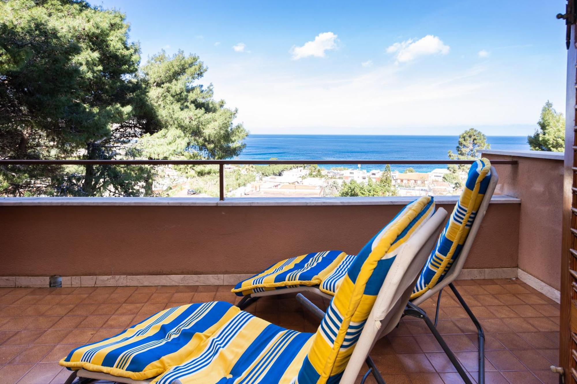 Villa Nel Verde Sul Mare, Mondello, Palermo Exteriör bild