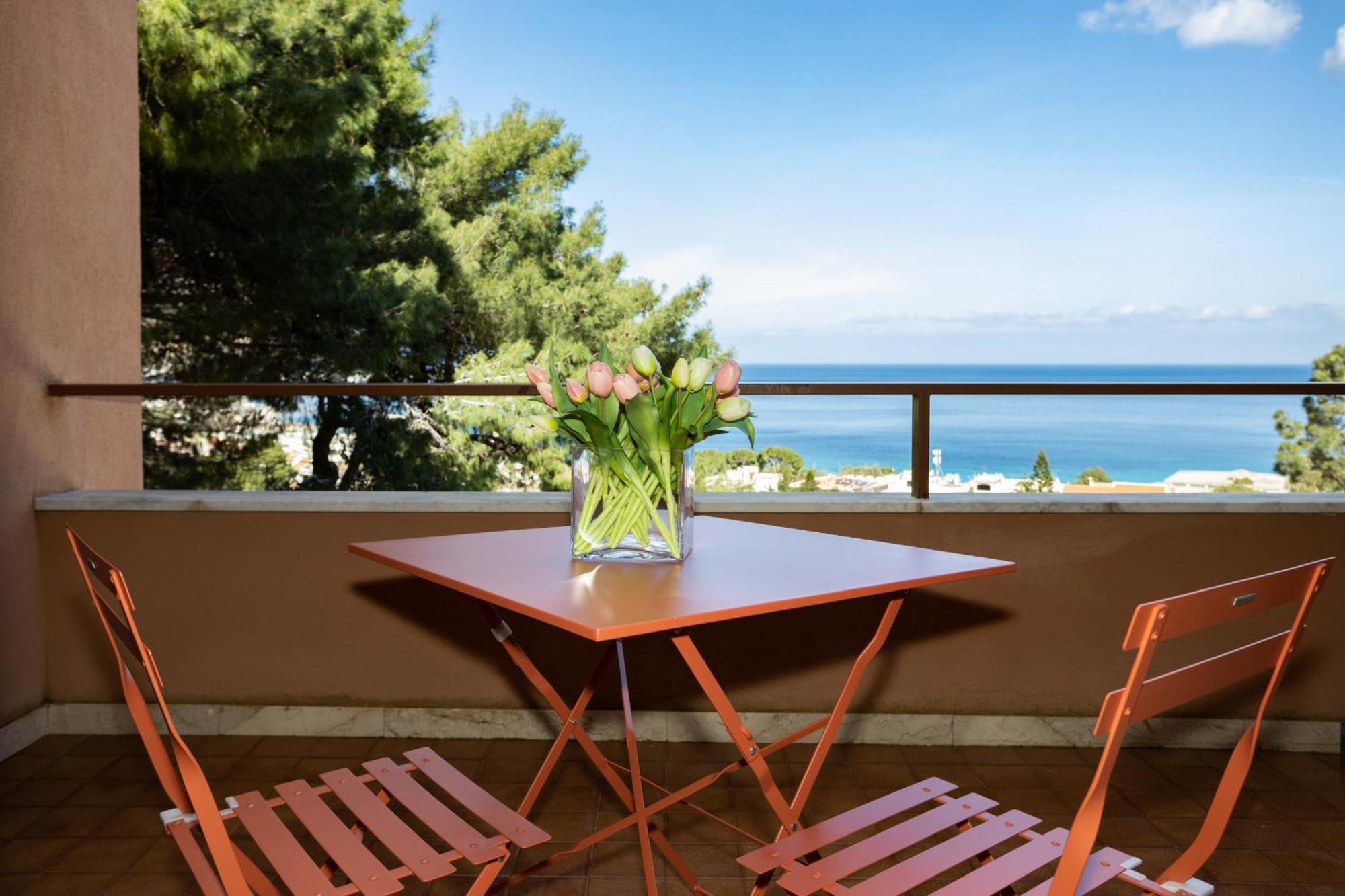 Villa Nel Verde Sul Mare, Mondello, Palermo Exteriör bild